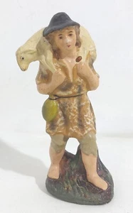 40350 Pastorello Presepe - Statuina in cartapesta - Pastore - 14 cm - Picture 1 of 7