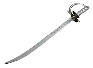 Vintage massiver Sterling Silber Brieföffner geformt als Kavallerie Säbel Militär - Bild 1 von 9