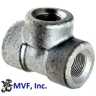 1/2" 3000# Threaded (NPT) Tee Forged Steel A105 Pipe Fitting <FS030421 - Image 1 of 4
