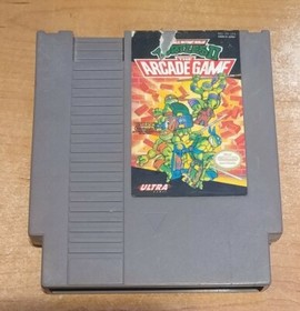 TEENAGE MUTANT NINJA TURTLES II 2 TMNT ARCADE NES Nintendo Original Game TESTED!