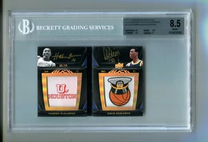 2011-12 Upper Deck Exquisite Black Olajuwon Robinson Logo Patch Auto /50 BGS 8.5 - Picture 1 of 2
