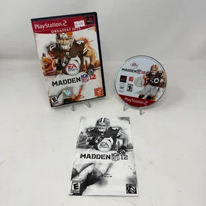 Madden NFL 12 PS2 Sony PlayStation 2 CIB Complete w/ Manual Greatest Hits Tested - Imagen 1 de 6