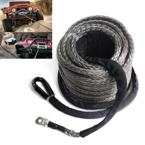 Cuerda cabrestante cuerda de viento Dyneema forestal cuerda de plástico sintético 23809 LBS 10.8T - Imagen 1 de 15
