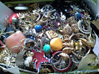 10 lbs. craft jewelry lot unsorted good junk craft repair. All Ring earrings Lot