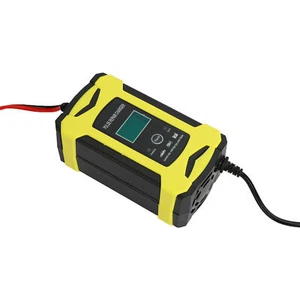 Car Battery Charger Lcd Display Multiple Protection 12v 6a Lead Acid Bat US Plug - Picture 1 of 10