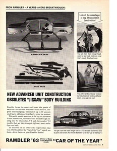 1963 RAMBLER  ~ ORIGINAL PRINT AD - Picture 1 of 1
