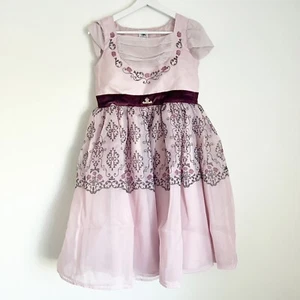 NWT Disney Parks Aurora Sleeping Beauty Pink Dress Adaptive YXL Costume Pretend - Picture 1 of 12