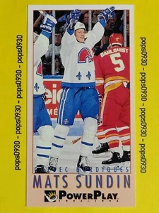 Mats Sundin, Quebec Nordiques, 1993, Power Play, #205 - Bild 1 von 2