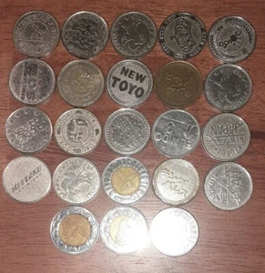 Pachinko Pachislo Token 23 verschiedene - Bild 1 von 2
