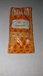 Taco Bell Mild Salsa Hot Sauce Yes To Forever Red Orange Pack Packet Condiments - Picture 1 of 4