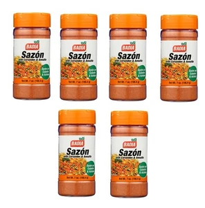 6 Pack Badia Sazon with Coriander & Annatto, 7 oz - Gluten-Free, Dry Seasoning - Picture 1 of 24