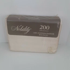 Edredón Damasco Vintage Nobility King 104x88" Comodidad Tradicional - Imagen 1 de 5