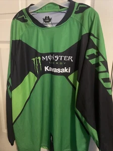 THOR Phase Vintage 2009 MX Jersey  Monster Energy Kawasaki XXL Preowned Poly  K2 - Bild 1 von 16