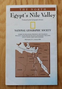 National Geographic Map Only January 1995; Egypt's Nile Valley - Picture 1 of 3