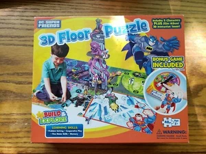 DC Super Friends 3D Floor Puzzle & Game - Batman, Superman, Joker - Picture 1 of 2