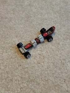Vintage Johnny Lightning Topper Red Custom Dragster Race 1969 Redline Toy Car - Picture 1 of 12