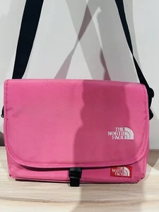 The North Face Bag Pink Messenger Satchel Laptop Shoulder Strap - Picture 1 of 12
