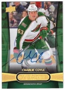 2013-14 Upper Deck Overtime Autograph Charlie Coyle RC #7 (12)
