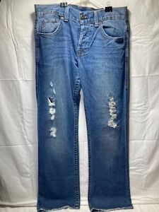 WILLIAM RAST MENS SIZE 32x32 BILLY BOOTCUT STRAIGHT JEANS MADE IN USA - Picture 1 of 16