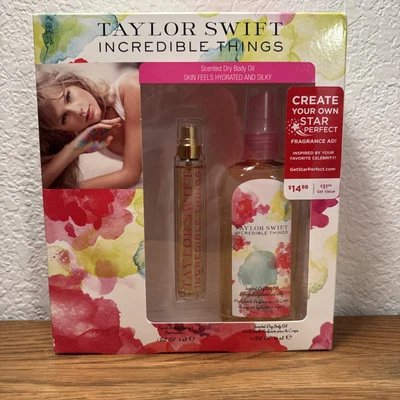 Подарочный набор из 2 предметов Taylor Swift Incredible Things парфюмерный спрей и ароматизированное сухое масло для тела - Изображение 1 из 2