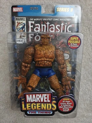 Toy Biz Marvel Legends: Fantastic Four, The Thing Figure, Serie II NUEVO Foto 1 de 3