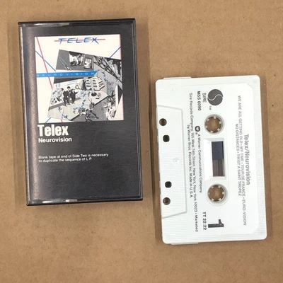 TELEX Cassette Tape 80s Synth Pop NEUROVISION EUROVISION DANCE TO THE MUSIC - Image 1 of 4