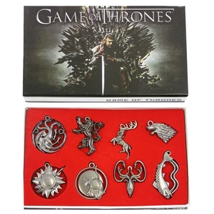 HOUSE SIGIL Game of Thrones Necklace & Key Chain (TV Series KeyChain Charm) - Picture 1 of 3