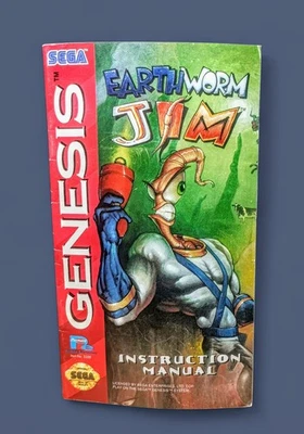 Earthworm Jim SEGA Genesis Instruction Manual Only - Image 1 of 4