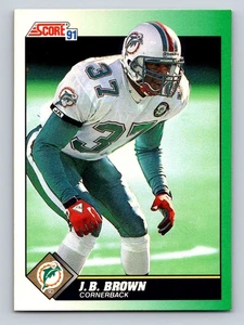 1991 Score - J.B. Brown #307 - Picture 1 of 2