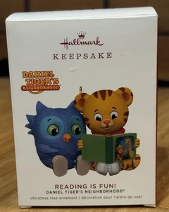Hallmark Ornament READING IS FUN Daniel Tiger’s Neighborhood Mr Rogers Christmas - Picture 1 of 9