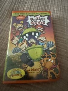 The Rugrats Movie (VHS 1999) Orange Tape Clamshell Rated G TESTED AND WORKING‼ - Picture 1 of 2