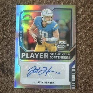 Justin Herbert Player Of The Year Contenders Autograph Contenders Optic /50 - Picture 1 of 7
