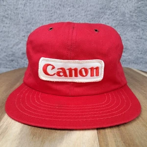 Vintage Canon Mütze Kappe Snapback rot Trucker Patch Logo Digitalkamera Outdoor - Bild 1 von 8