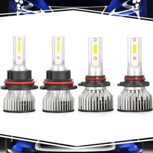 For Subaru Baja 2003-2006 2 Pair 6000K 9007+9006 Headlight Fog Light Bulbs - Picture 1 of 12