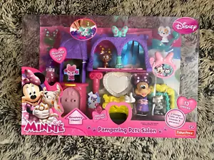 NEU VERSIEGELT DISNEY MINNIE MOUSE BOWTIQUE VERWÖHNENDE HAUSTIERE SALON FISHER PRICE SELTEN - Bild 1 von 2