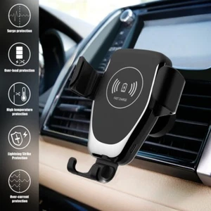 Wireless Car Charger Mount Gravity Phone Holder For iPhone 15 16 Samsung S24 S25 - Picture 1 of 15