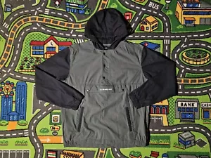 QUIKSILVER 1/4 Zip Pullover WindBreaker Hooded Jacket Womens XL / 16 Surf Beach - Picture 1 of 7