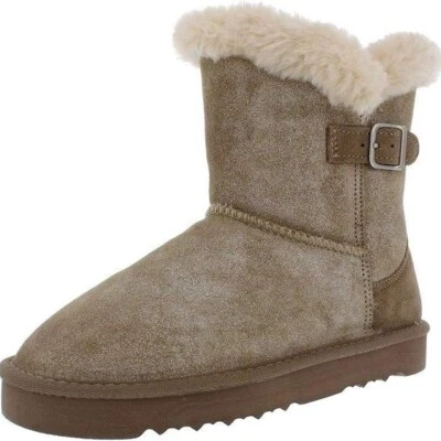 Новый с Ярлыками Style & Co крошечные 2 зимние пинетки искусственного меха золото отлива размер 5 М - Изображение 1 из 4