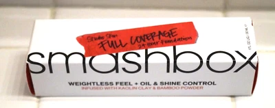 SMASHBOX FULL COVERAGE 24 HR FOUNDATION MAKE-UP 4.4 DEEP COOL RED 1 OZ NEW - Image 1 of 2