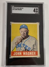 1948-49 Leaf #70 Honus Wagner SGC 4 VG-EX Pittsburgh Pirates HOF