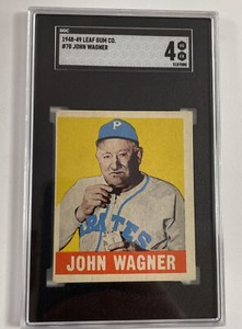 1948-49 Leaf #70 Honus Wagner SGC 4 VG-EX Pittsburgh Pirates HOF
