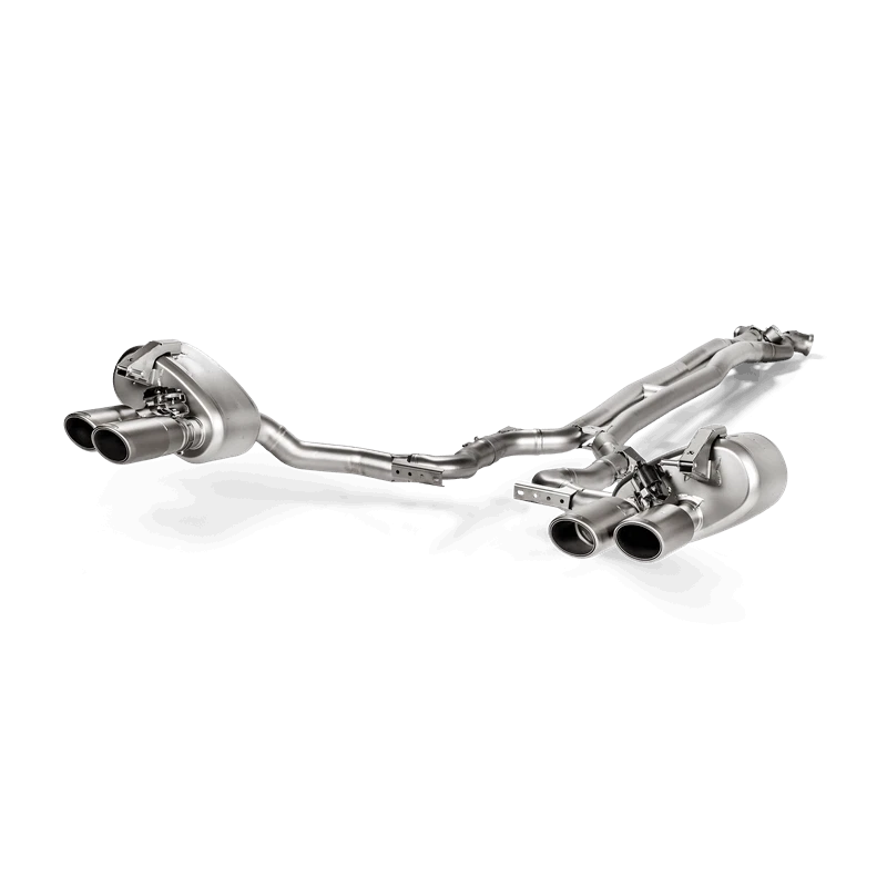 Akrapovic se adapta a S-PO/TI/9H Cat Back ExhauSt para 17-18 PorSche Panamera Turbo Foto 1 de 1