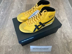 Onitsuka Tiger MEXICO Mid Runner 1183B577 751 YELLOW/BLACK New in Box - Picture 1 of 6
