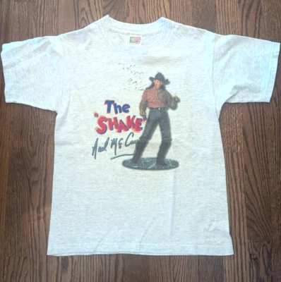 Camisa De Colección Años 90 The Shake Neal McCoy Línea Dance Música Country Juvenil 16 Firmada Foto 1 de 4