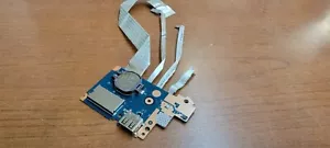 Dell Inspiron 15 3000 3501 USB SD KARTENLESER PLATINE KABEL CMOS AKKU LS-G718P - Bild 1 von 2