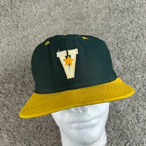 VINTAGE Vermont Hat gGeen Yellow New Era Small/Medium - Picture 1 of 11
