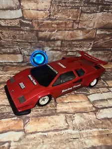 LAMBORGHINI RC CAR COUNTACH 5000 VINTAGE REMOTE TOY CAR SUNCON No Remote Rare - Picture 1 of 12