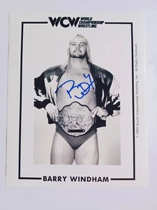 Foto 8x10 firmada por Barry Windham - WCW, WWF, WWE - Lucha libre - A - Imagen 1 de 2