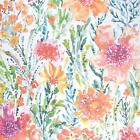AS Creation Floral Watercolour Multi Wallpaper Modern Paste The Wall Textured