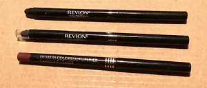 #1 Revlon Trio All Retractable Pencils-2-#201 Black & 1 Lipliner Plums - Picture 1 of 1